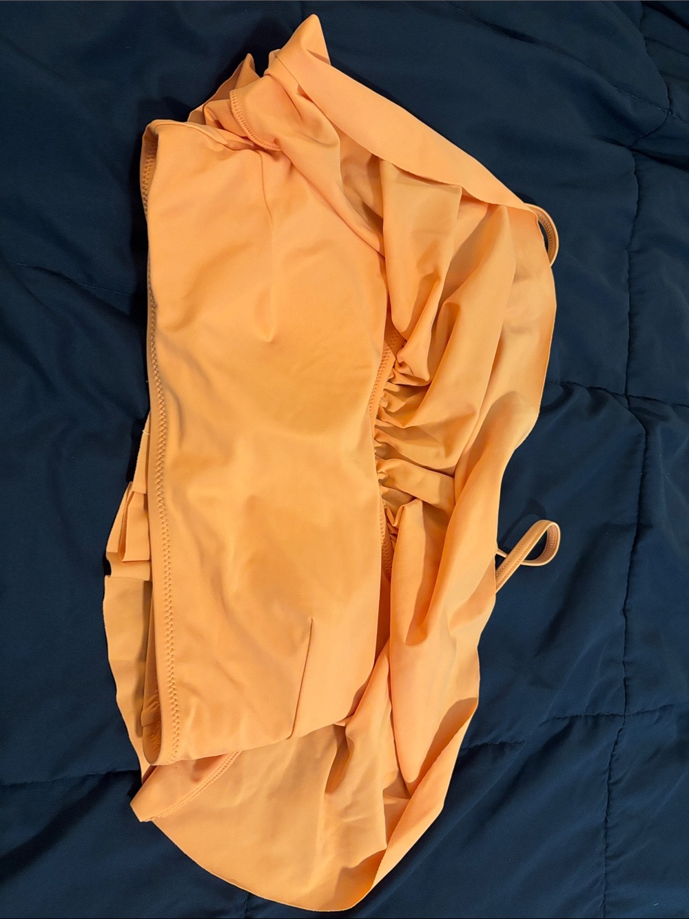 Merona Orange Ruffle Bikini Top - Picture 2 of 5